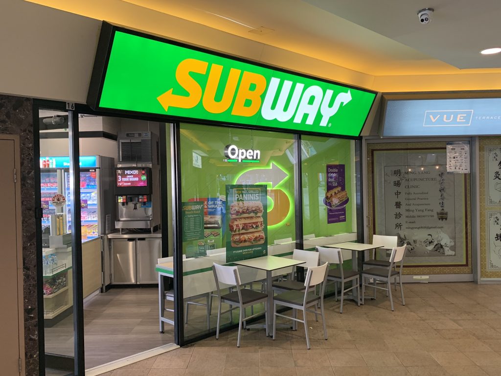 Subway Lightbox Signage