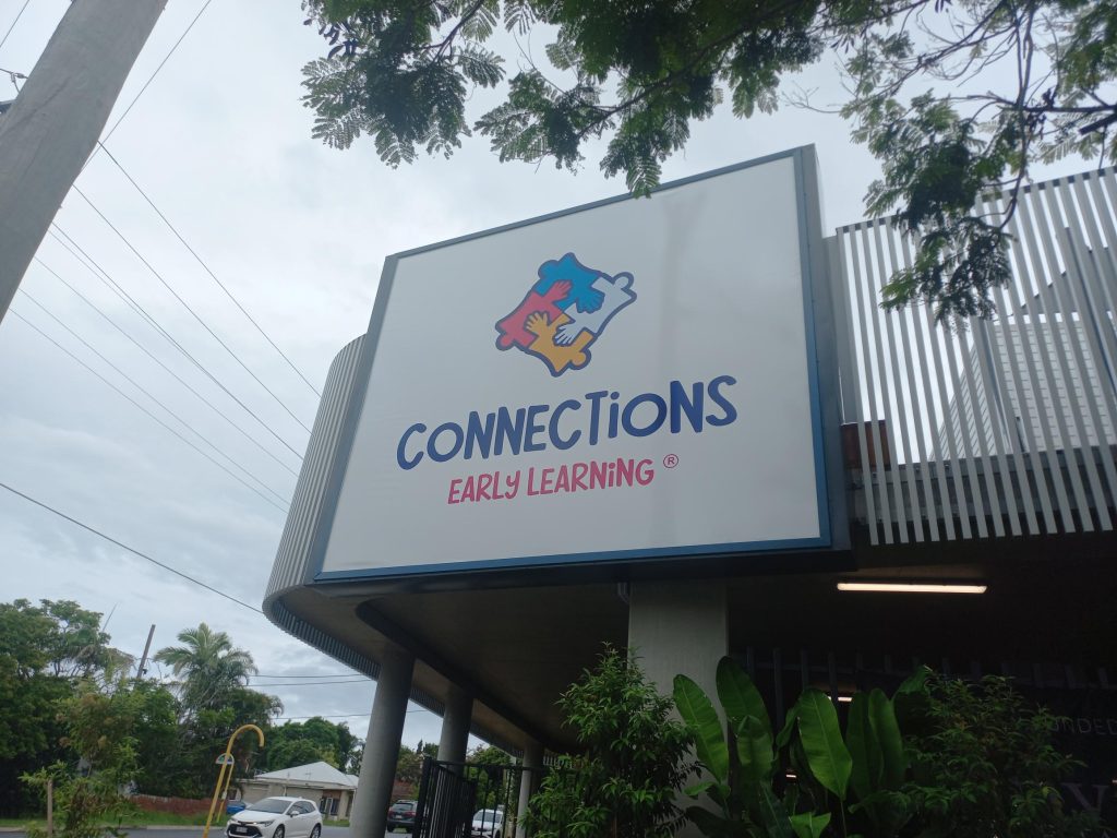 Connections Building Signage