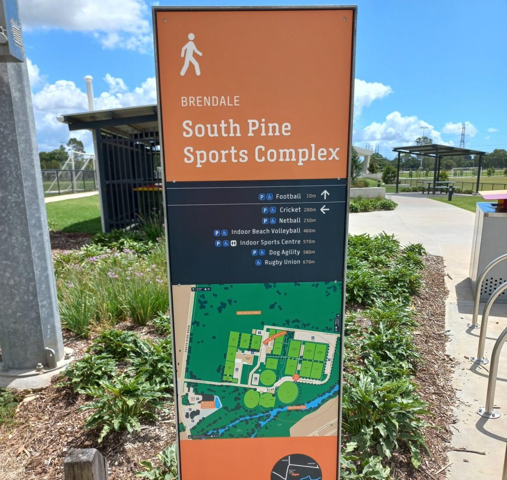 Sports Complex Wayfinding Signage
