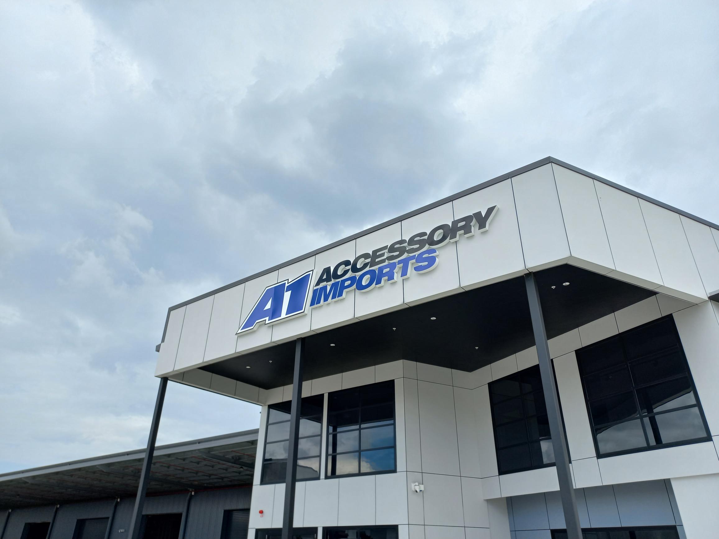 A1 Accessory Imports Building Signage