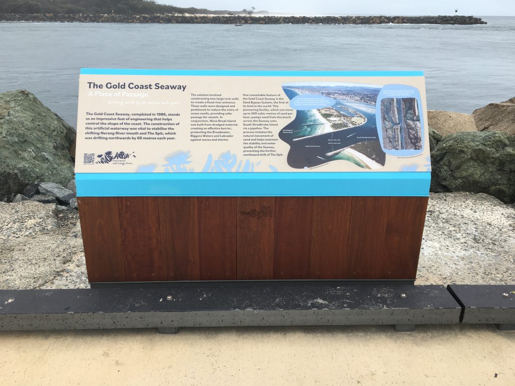 The Spit Informative Signage