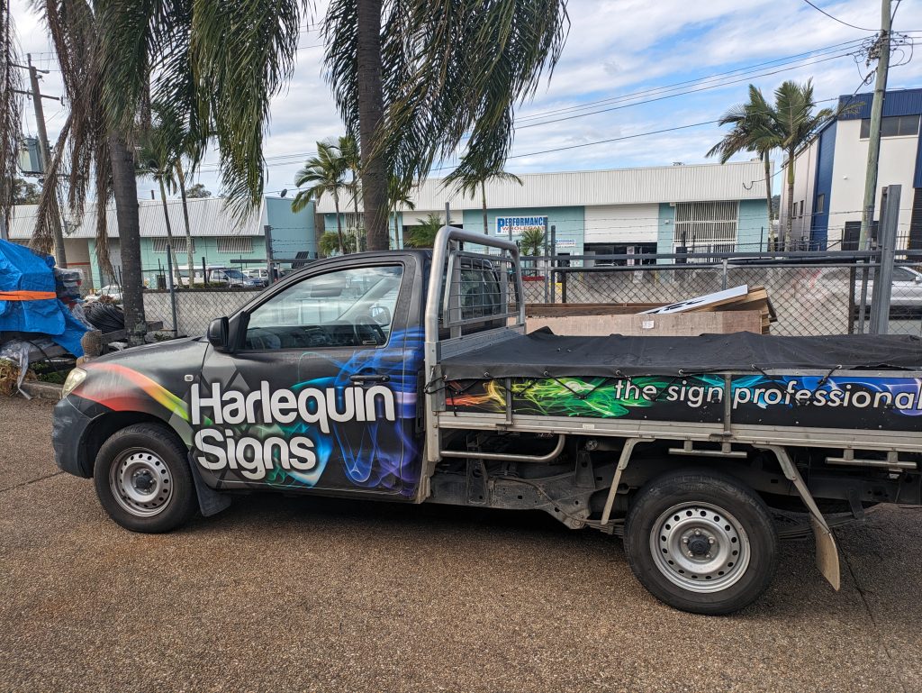 Harlequin Signs Car Branding