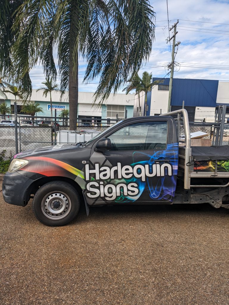 Harlequin Signs Car Branding