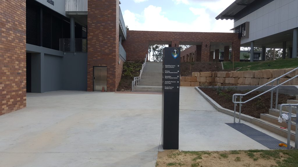 School Wayfinding Totem