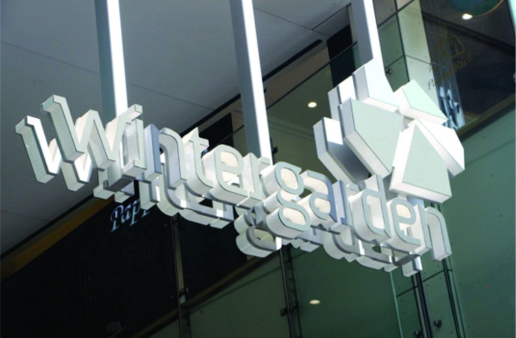 Wintergarden 3D Signage