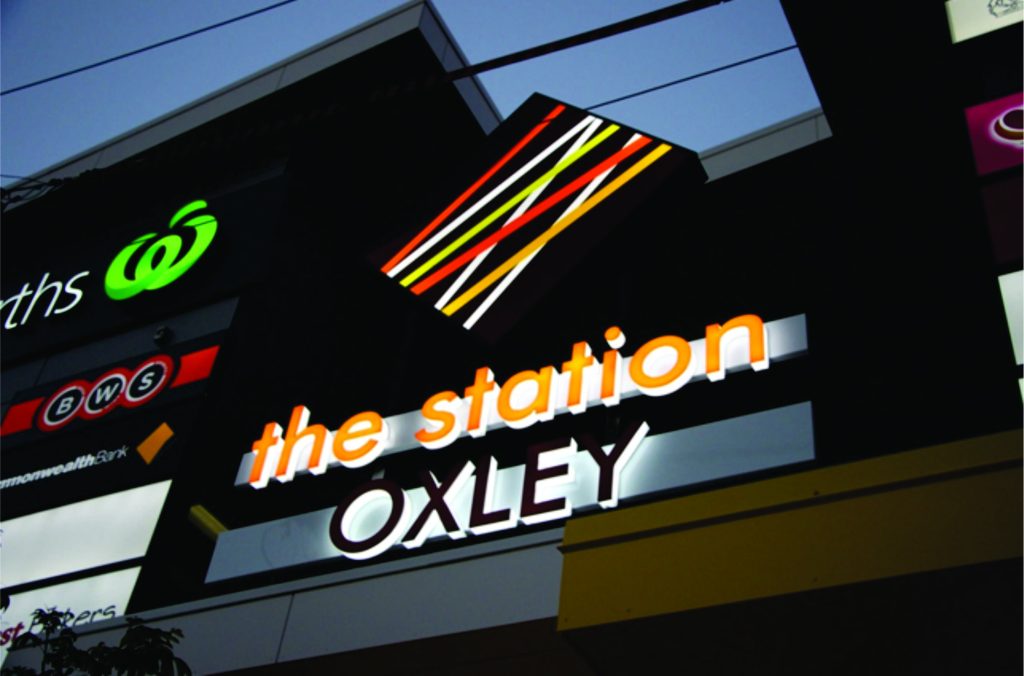 The Station Oxley, Storefront 3D Signage