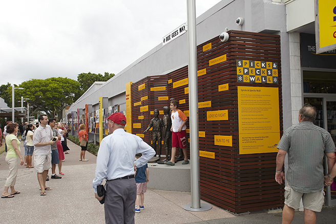 Bee Gees Way, Redcliffe Plaque Signage