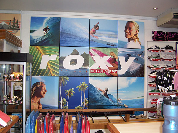 Ripcurl Noosa In-Store graphic panels