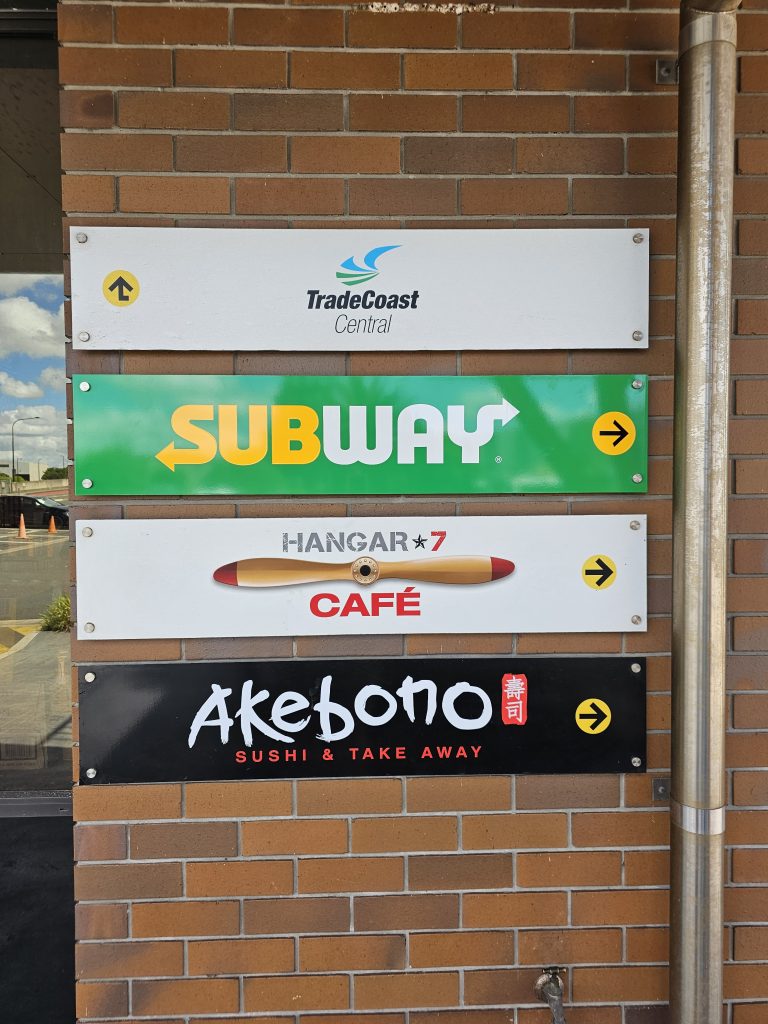 Eagle Farm Subway Aluminium External Signage