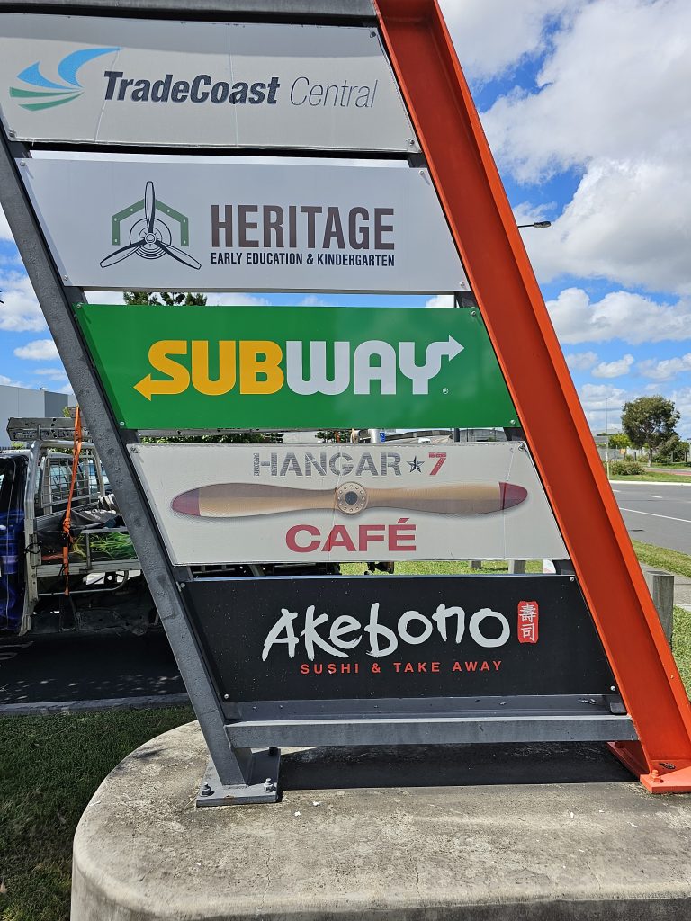Eagle Farm Subway Aluminium External Signage