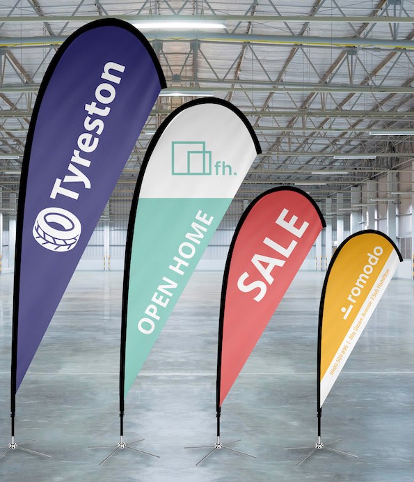 Teardrop Flag Design