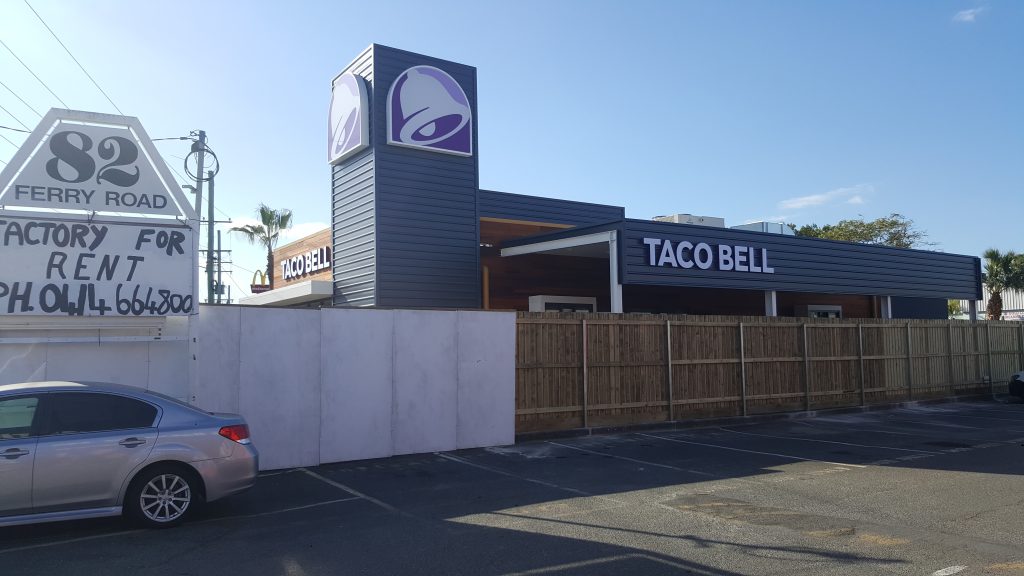 Taco Bell Building Side Signage