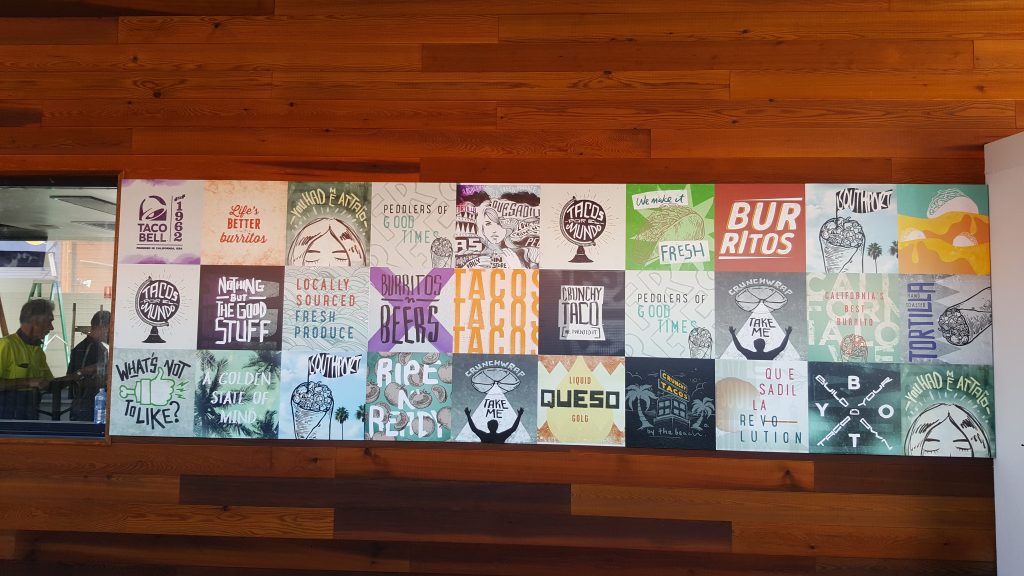 Taco Bell Panel Graphics