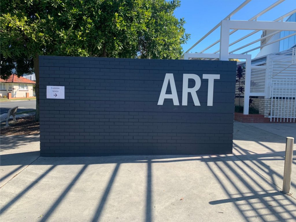 Redcliffe Art Gallery Signage