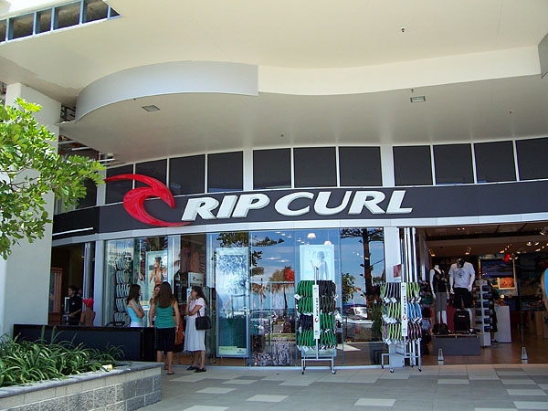 Rip Curl Storefront Signage