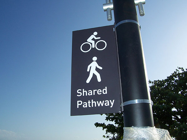 Shared Pathway Road Signage